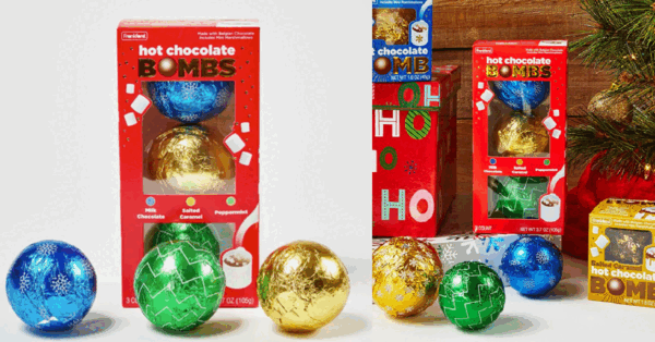 This 3-Pack of Hot Cocoa Bombs Includes The New Peppermint and Salted Caramel Flavors Just In Time For Holiday Sipping