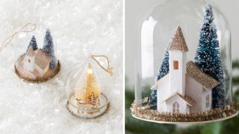 You Can Get Winter Scene Cloche Ornaments For Your Christmas Tree That Are Gorgeous