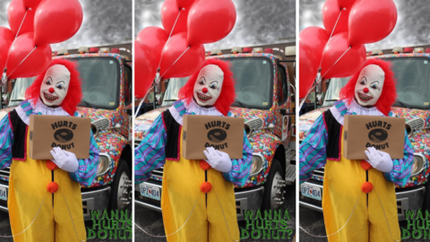You Can Hire A Creepy Clown To Deliver Doughnuts And It’s Wickedly Amazing