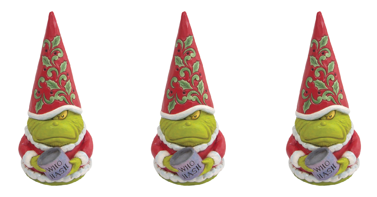 This Jim Shore Dr. Seuss Grinch Gnome Will Have Your Heart Growing Three Sizes