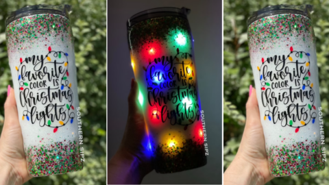 You Can Get A Christmas Tumbler That Lights Up And It’s The Most Festive Cup I’ve Seen