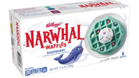 You Can Get Raspberry Narwhal Waffles And My Inner Child Is Super Excited