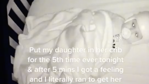 This Couple Caught A Creepy Figure On Their Baby Monitor After An Overwhelming Feeling Took Over The Mom