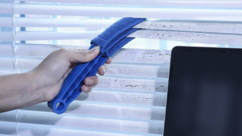 This Window Brush Cleans Your Blinds Better That Mr. Clean Ever Could