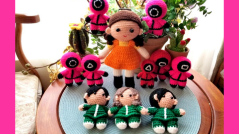 You Can Get Crocheted Squid Game Characters And I Want Them All