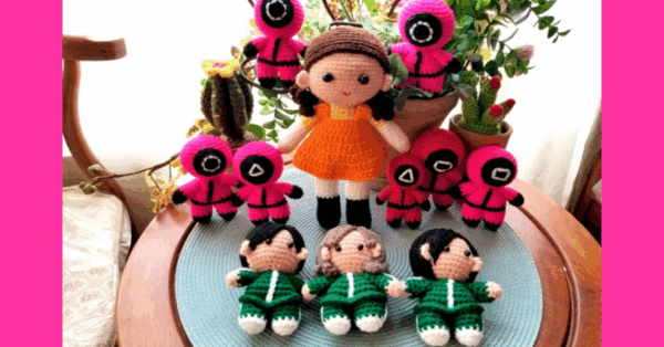 You Can Get Crocheted Squid Game Characters And I Want Them All