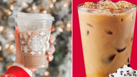 Starbucks Is Releasing A New Iced Sugar Cookie Almondmilk Latte For The Holidays and I’m Freaking Out