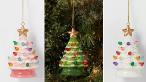 Target Is Selling Tiny Ceramic Christmas Tree Ornaments And I Have To Get Them All