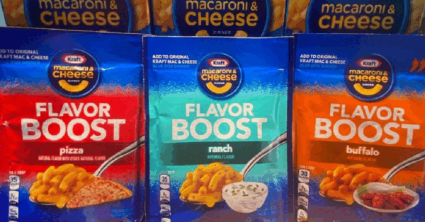 Kraft Macaroni & Cheese Flavor Boost Packets Include Ranch and Pizza Seasoning To Sprinkle on Your Cheesy Meal