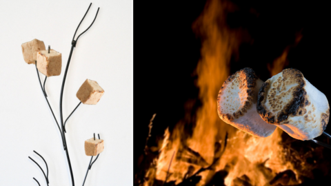 This Marshmallow Tree Allows You To Roast Marshmallows For The Entire Family In One Go