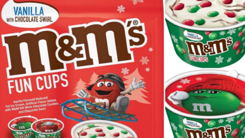 M&M’s Ice Cream Fun Cups Are Here To Spread Holiday Cheer