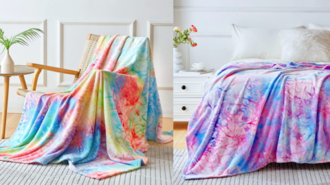 These Elegear Tie-Dye Rainbow Blankets Will Bring Pure Magic To Your Life