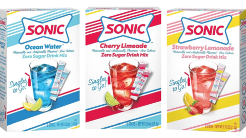 You Can Now Get At-Home Sonic Drink Mixes in 3 Flavors and I Call Dibs on The Cherry Limeade
