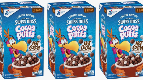 Start Your Winter Mornings Off With a Bowl Of The New Swiss Miss Cocoa Puffs Cereal