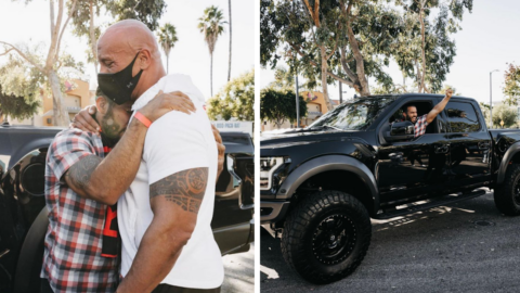 Dwayne ‘The Rock’ Johnson Gave His Very Own Truck To A Truly Deserving Guy And It Is Giving Us All The Feels