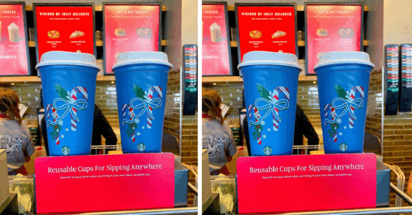 Starbucks Released A Blue Color Changing Christmas Cup and OMG It’s The Most Festive Thing Ever