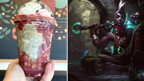 You Can Get An Ekko League of Legends Frappuccino From Starbucks To Celebrate Arcane