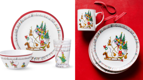 This New Grinch Dinnerware Set Will Have Your Heart Growing Three Sizes with Every Serving