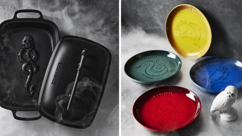 The Harry Potter Le Creuset Kitchen Collection Is Out So, Accio It All To Me