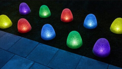 You Can Get LED Christmas Pathway Lights That Look Like Sugar Coated Gumdrops