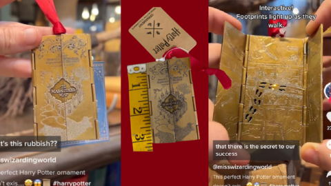 You Can Get A Marauder’s Map Ornament That Lights Up, Accio It To Me