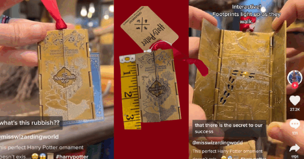 You Can Get A Marauder’s Map Ornament That Lights Up, Accio It To Me