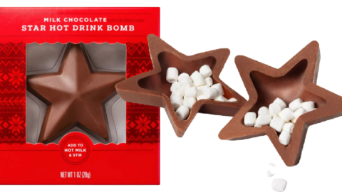 Target Is Selling A $3 Star-Shaped Hot Chocolate Bomb So Your Holiday Can Shine Bright