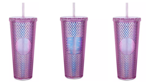 Disney Just Released Their Pink Studded 50th Anniversary Starbucks Tumbler And It Is Gorgeous