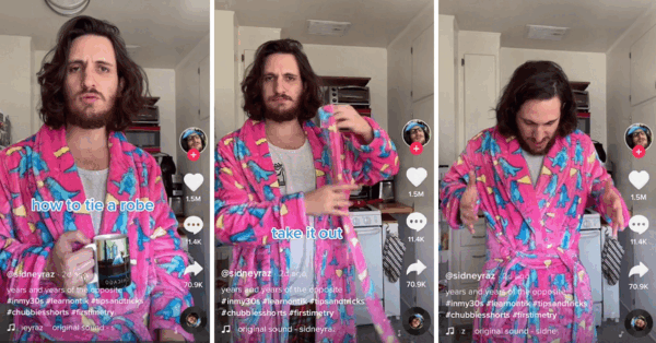 Apparently, We Have Been Tying Our Robes Wrong This Whole Time And My Mind Is Blown