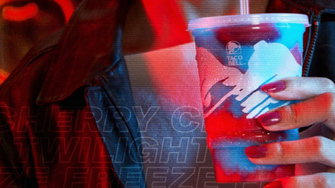 Taco Bell Has A New Twilight Cherry Freeze That Is Made To Be Sipped After Sunset