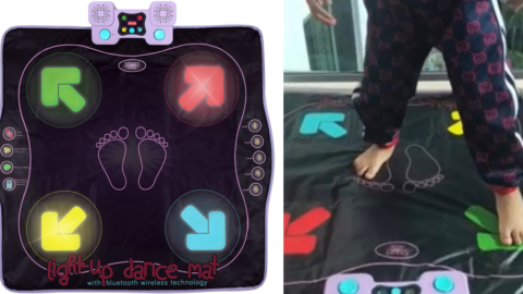 You Can Get A Light Up Dance Mat So Your Kids Can Dance The Night Away