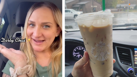 This Former Starbucks Barista Shows You How To Order ‘Dirt Cheap’ Dirty Chai Lattes and I’m On My Way