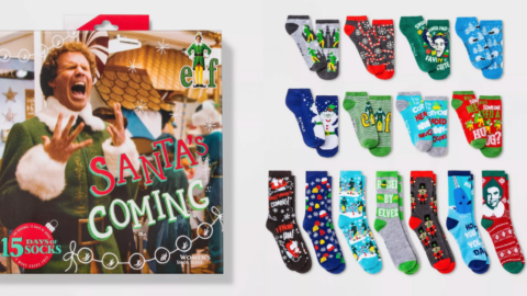 Target Is Selling An ‘Elf’ Advent Calendar That Is Stuffed With 15 Days Worth of Elf Socks