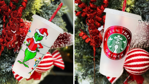 You Can Get A Grinch-Inspired Starbucks Cup and My Heart Just Grew Three Sizes
