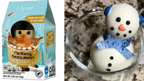 Aldi Has A Melting Snowman Hot Cocoa Bomb and I Need One in My Stocking