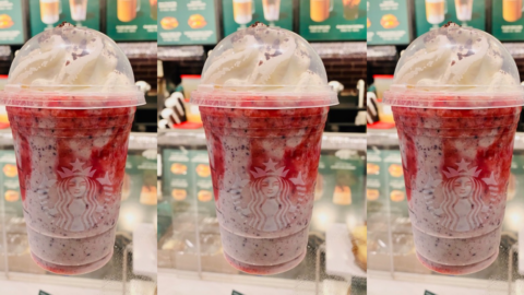 This Starbucks Secret Menu Peppermint Chip Frappuccino Is So Good, Even Santa Would Approve