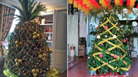 Move Over Christmas Trees, Large Pineapple Trees Are This Year’s Hottest Holiday Trend