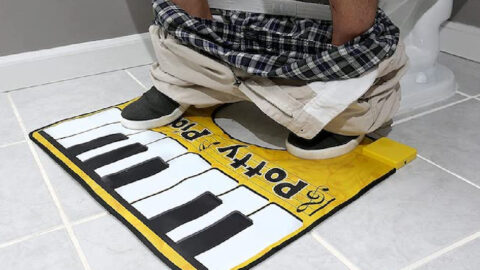 This Potty Piano Gives You Something To Do While Using The Toilet