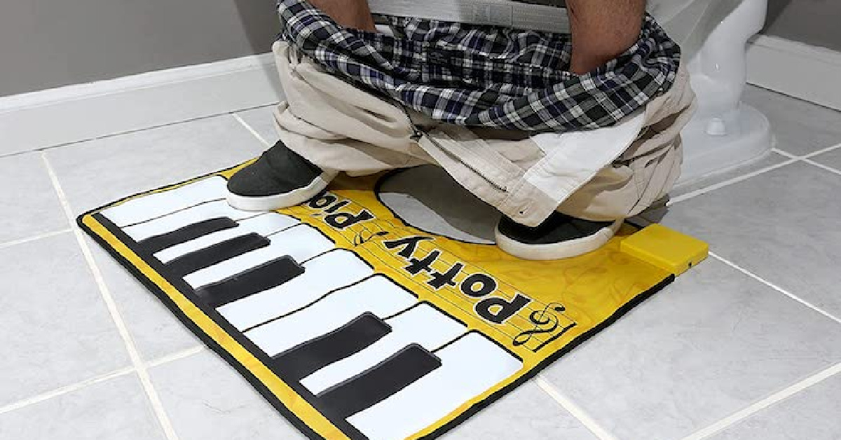 This Potty Piano Gives You Something To Do While Using The Toilet