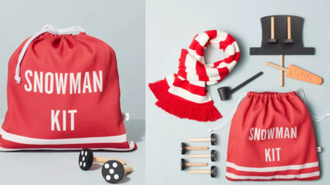 Target is Selling A Snowman Kit So You Can Build The Perfect Snowman