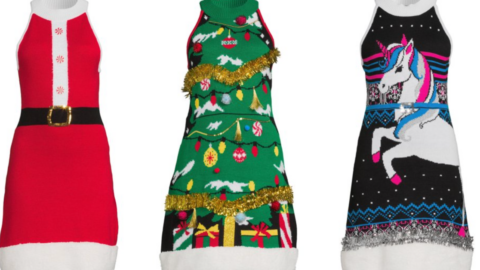 Move Over Ugly Sweaters, Ugly Holiday Dresses Are The Hot New Fashion Trend