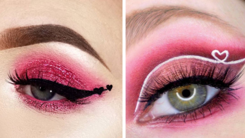 Heart Eyeliner Is The New Makeup Trend For Valentine’s Day And I’m In Love