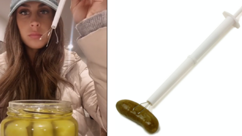 You Can Get A Pickle Picker That Will Keep You From Getting Pickle Juice All Over Your Hands And It’s Genius
