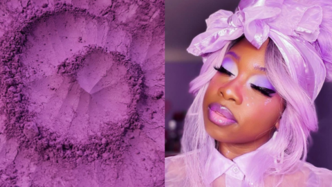 Purple Blush Is The Hot New Beauty Trend and Prince Would Be Proud