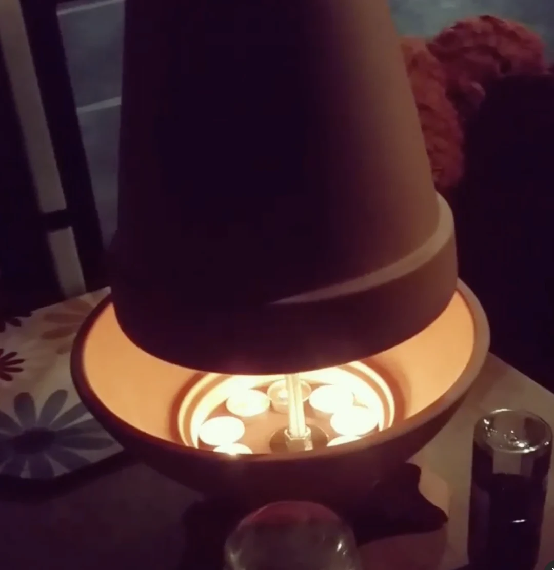 You Can Make Mini Heaters Out of Flower Pots For Light and Warmth In Case  Your Power Goes Out This Winter