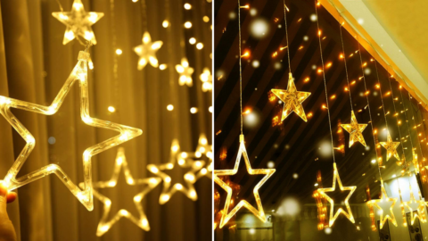These Star Curtain Lights Will Turn Any Room Into A Total Dream
