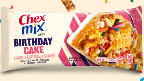 Chex Mix Birthday Cake Bars Are Here To Help You Celebrate Every Bite