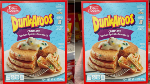 Dunkaroos Pancakes Are Here and It’s Basically A Party In Every Bite
