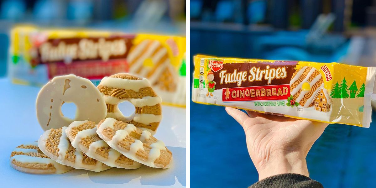 Keebler Now Has Gingerbread Flavored Cookies That Are Slathered in Vanilla Fudge