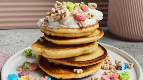 Lucky Charms Has a Complete Pancake Kit So You Can Turn Your Favorite Cereal Into Fluffy Pancakes